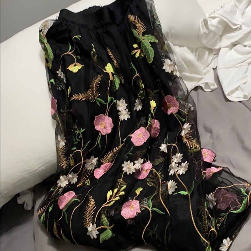 lovely embroidered skirt